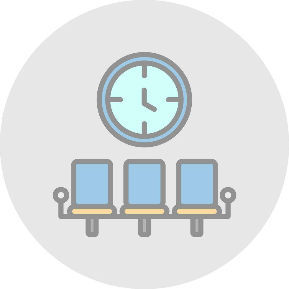 Waiting room Vector Icon Design