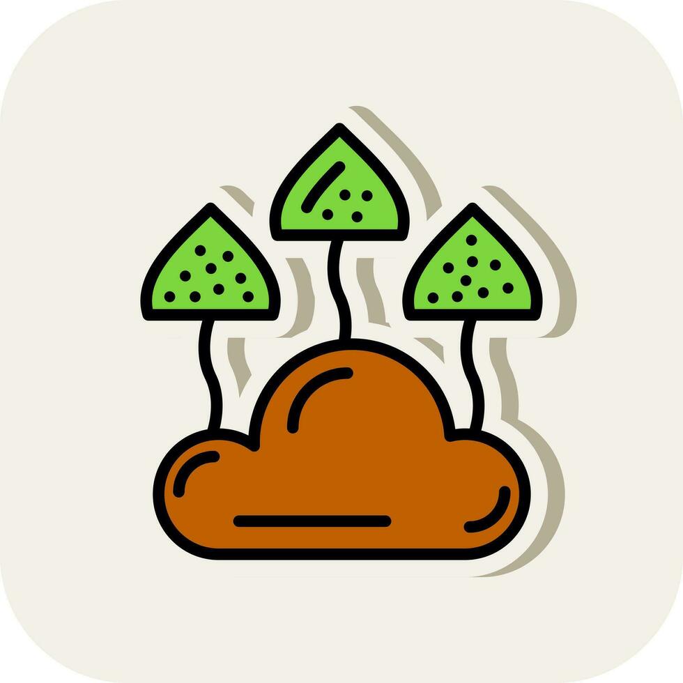 Fungus Vector Icon Design