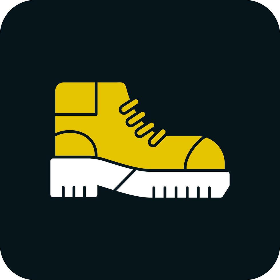 excursionismo botas vector icono diseño