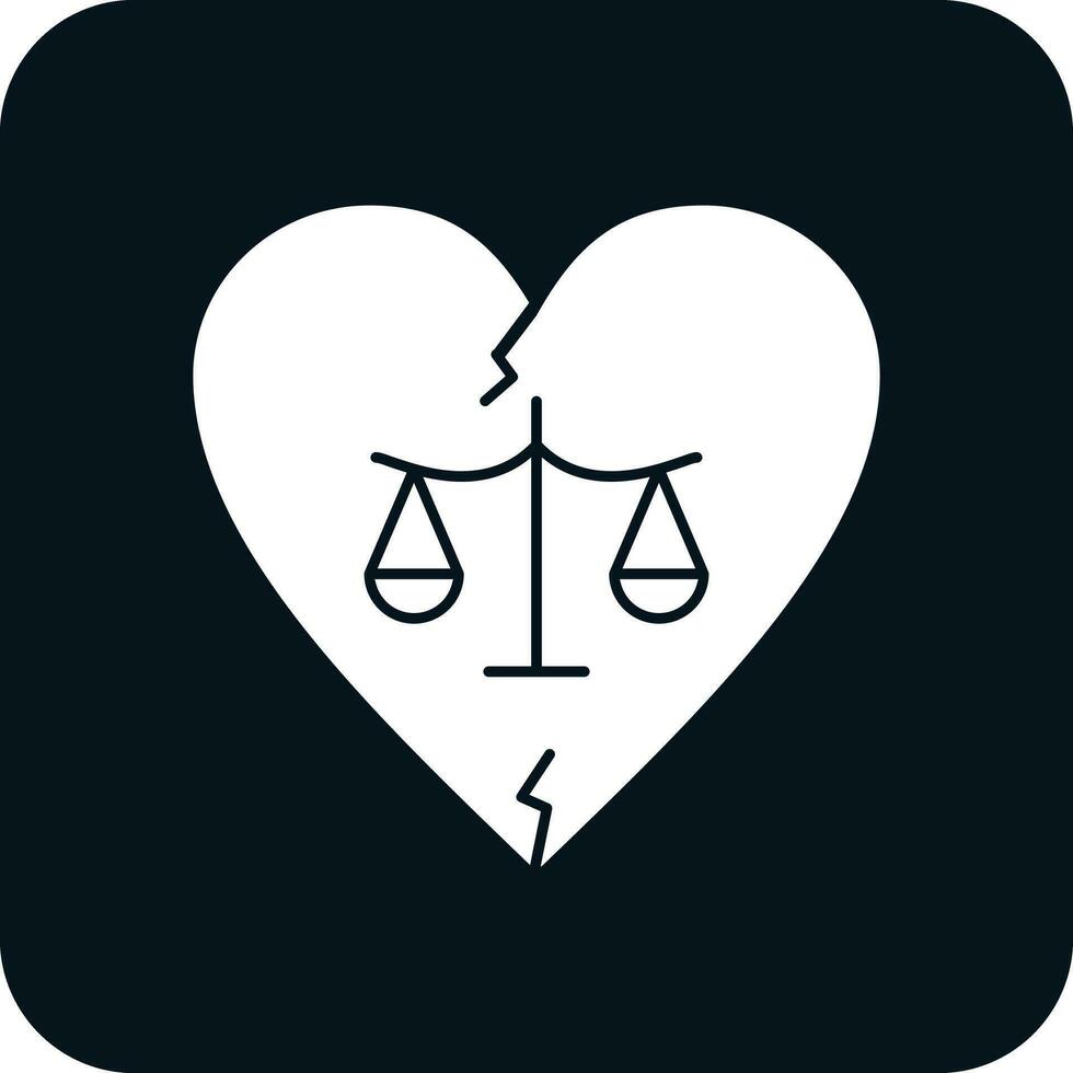Divorce Vector Icon Design