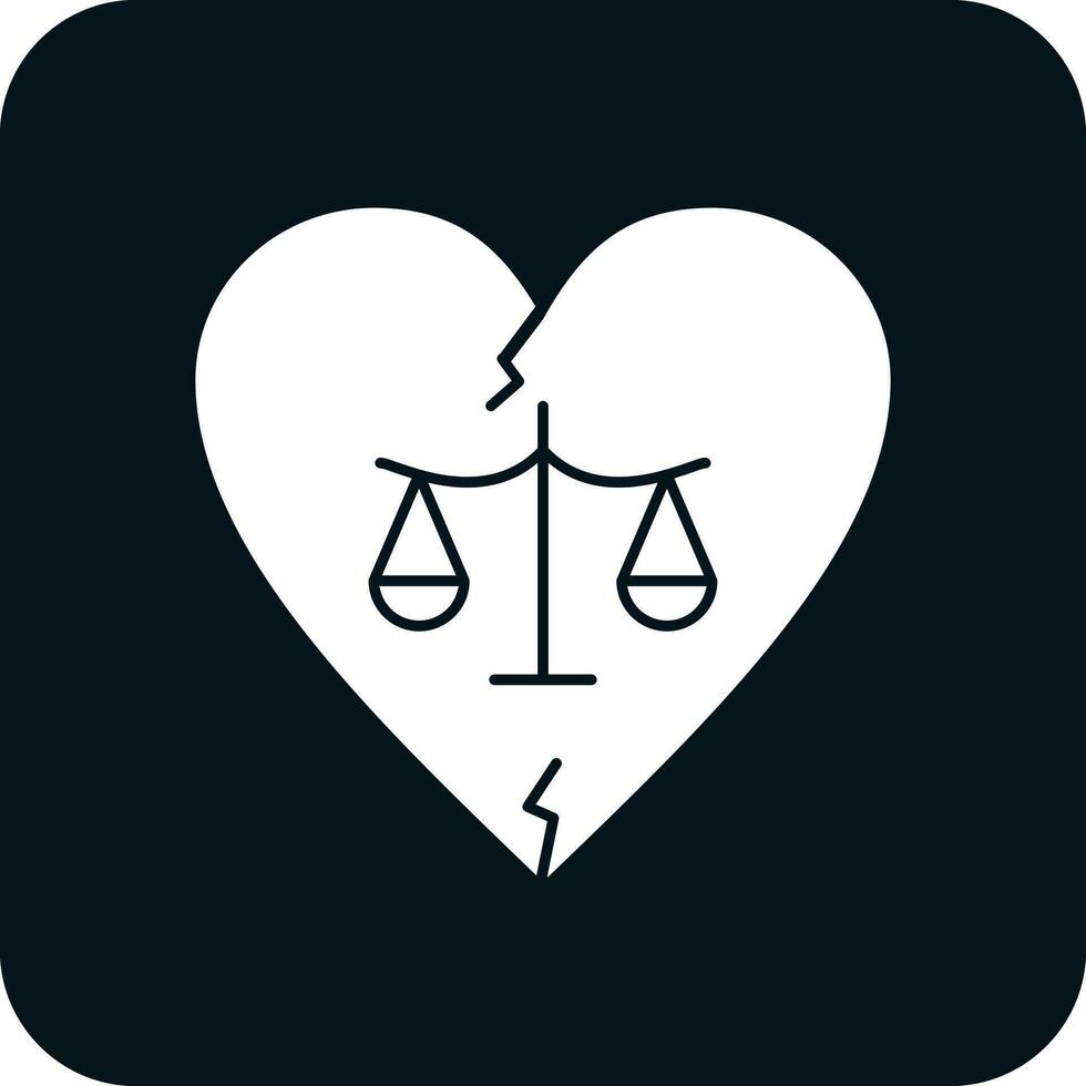 divorcio vector icono diseño