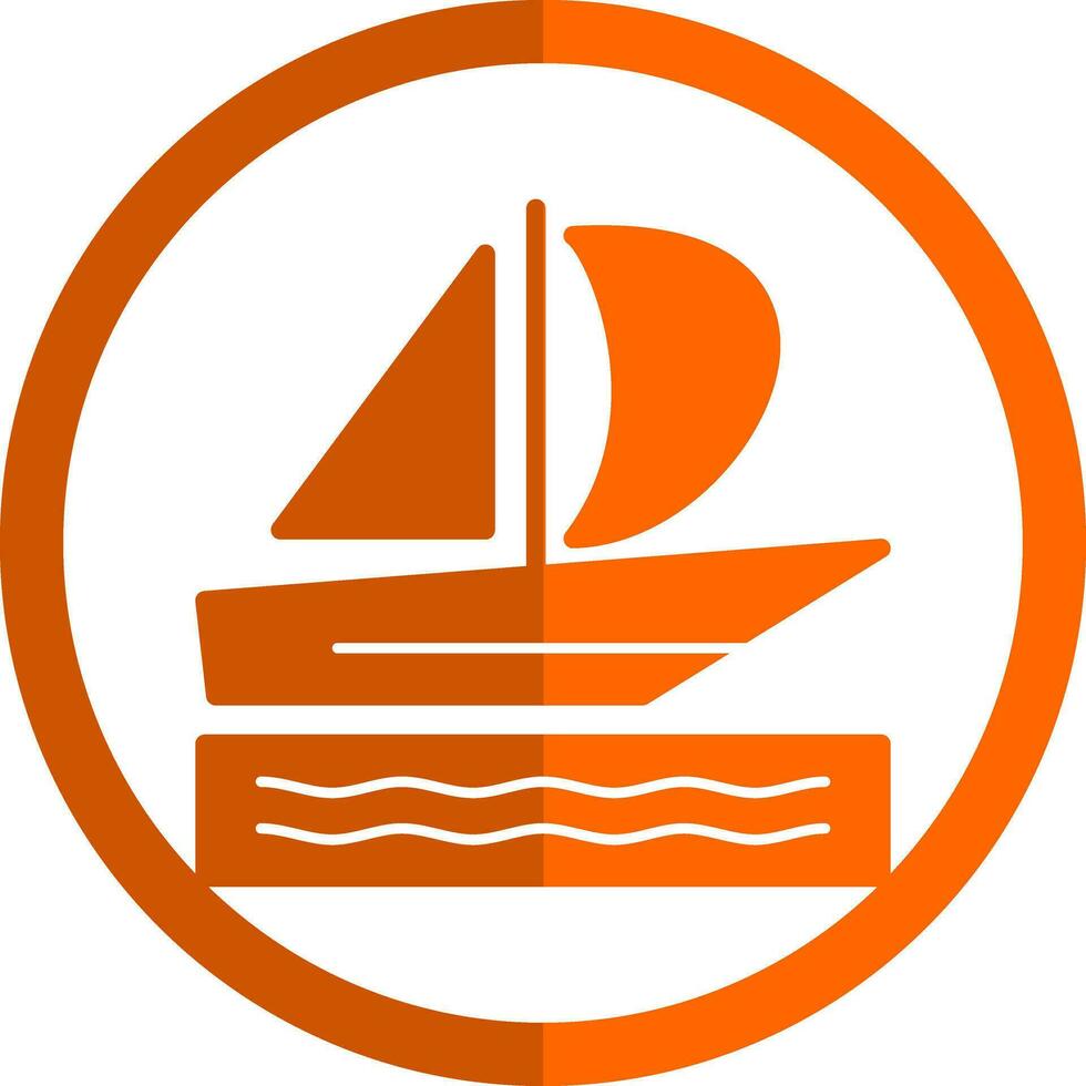 Silboat Vector Icon Design