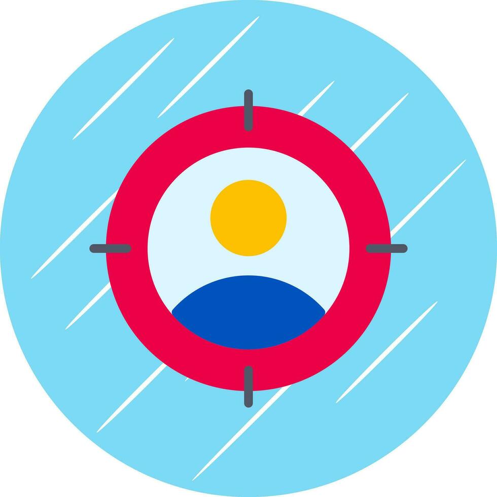 diseño de icono de vector de audiencia objetivo