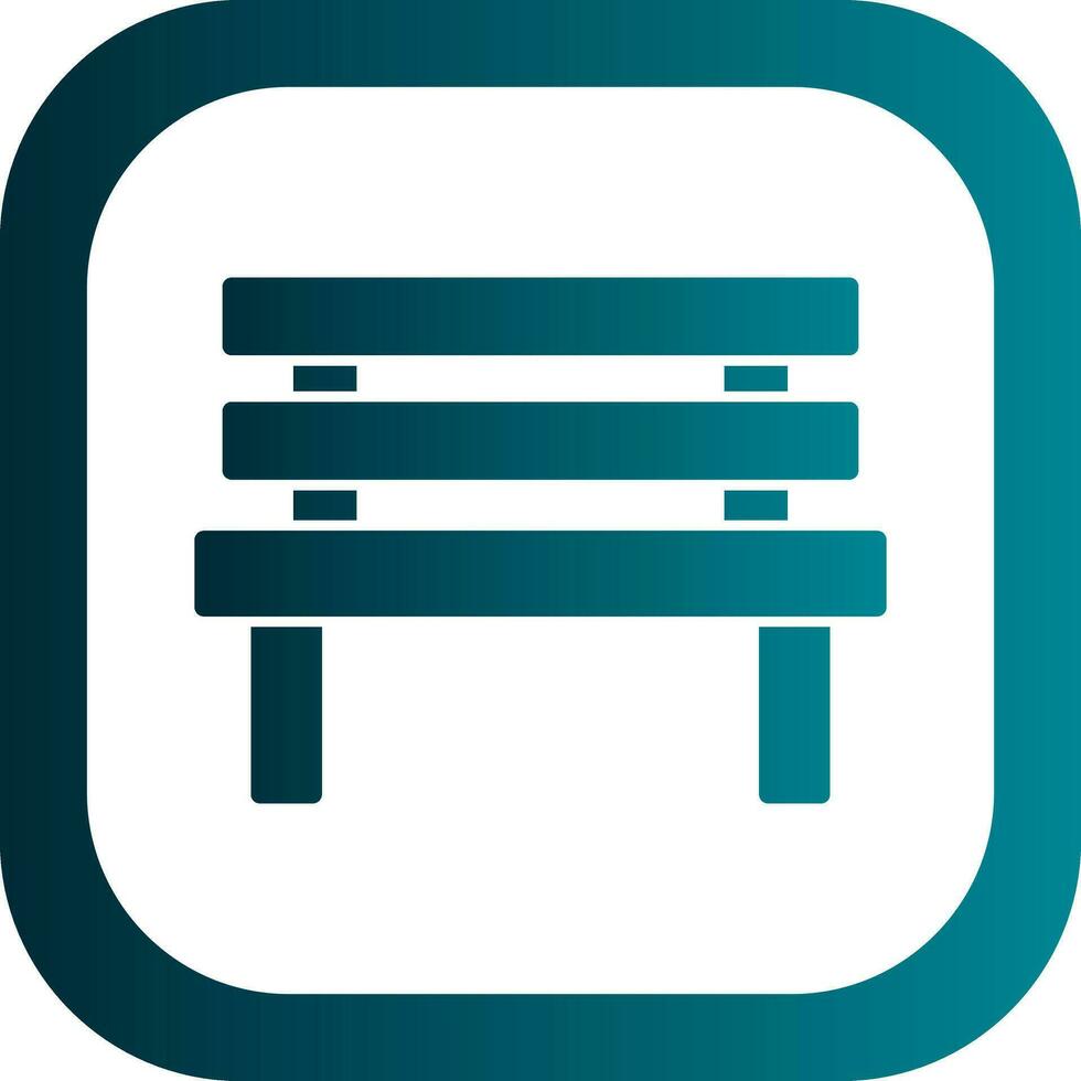 Bench Vector Icon Design