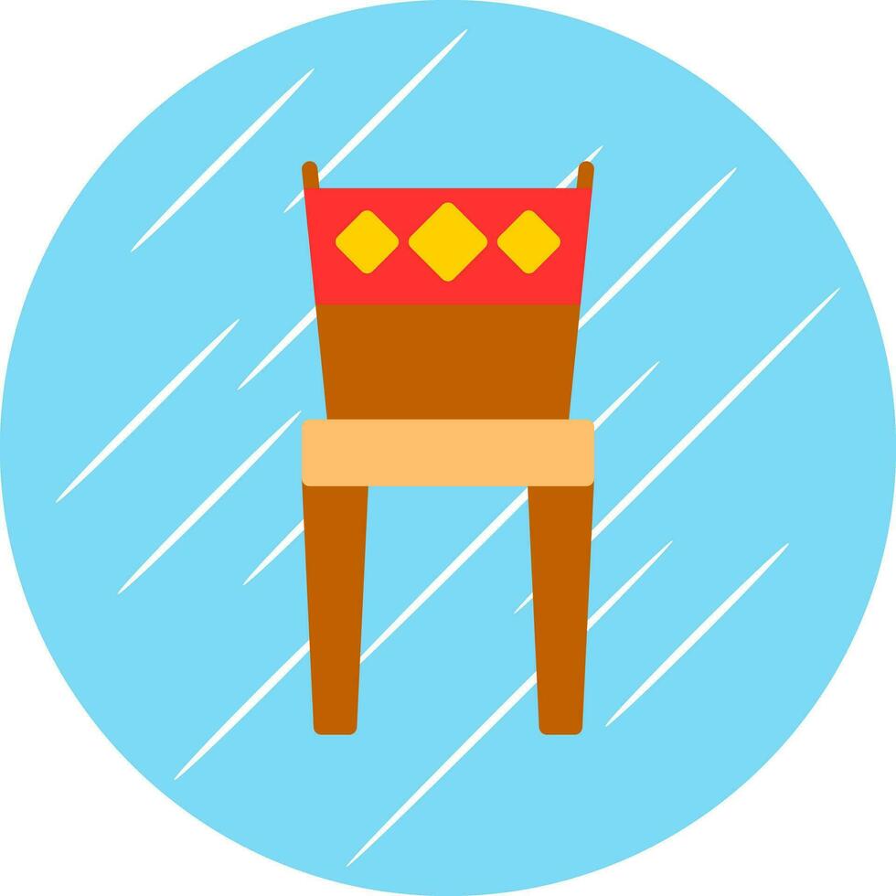 diseño de icono de vector de silla