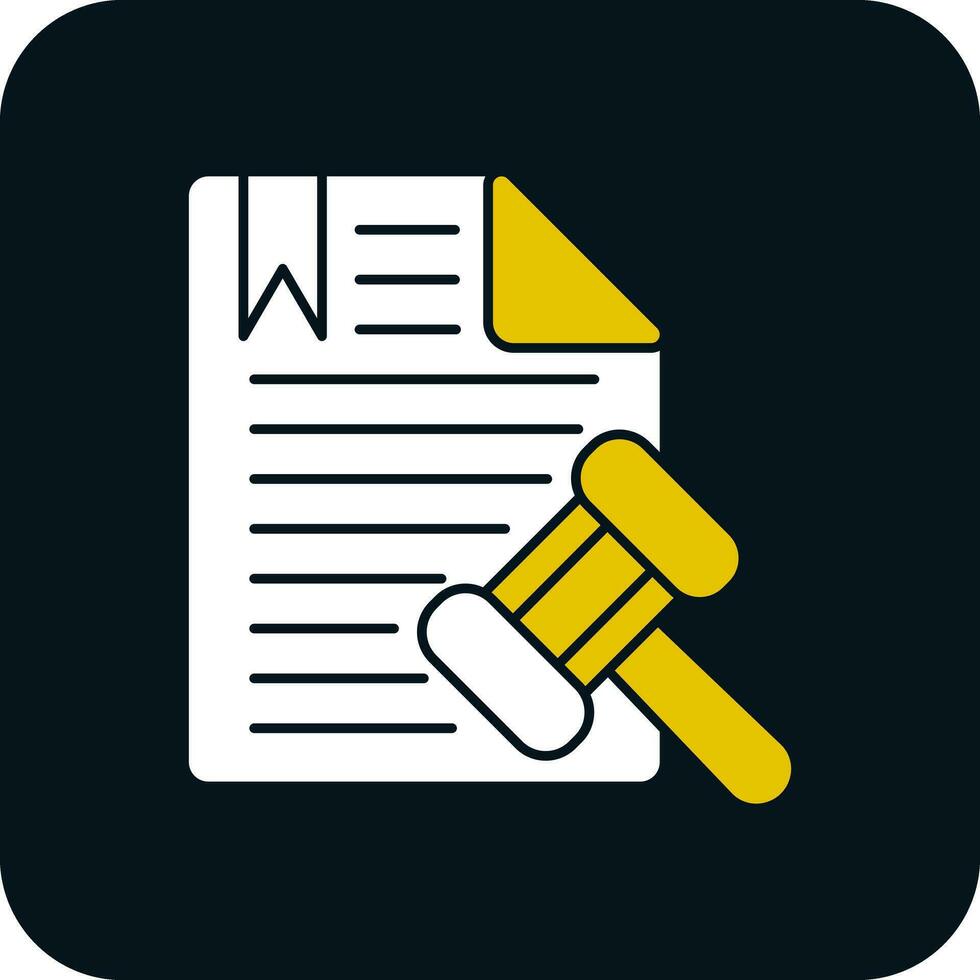 Legal document Vector Icon Design