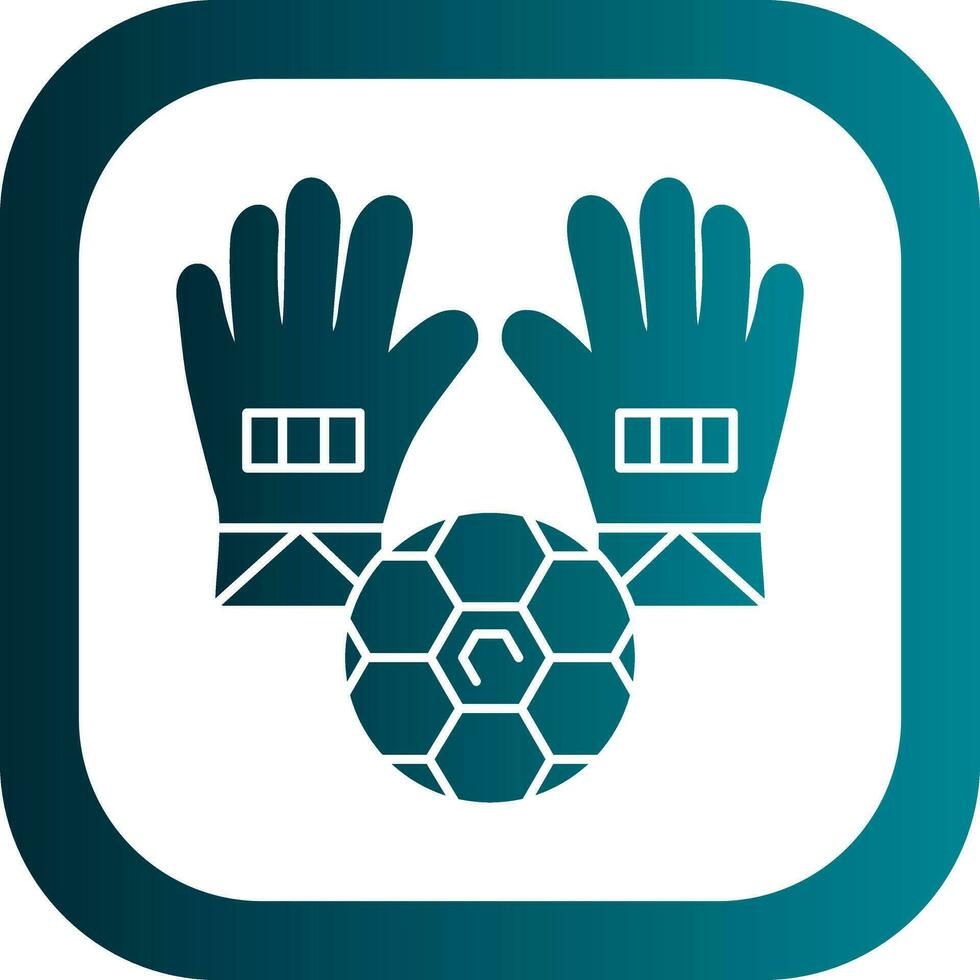 Goalie Vector Icon Design