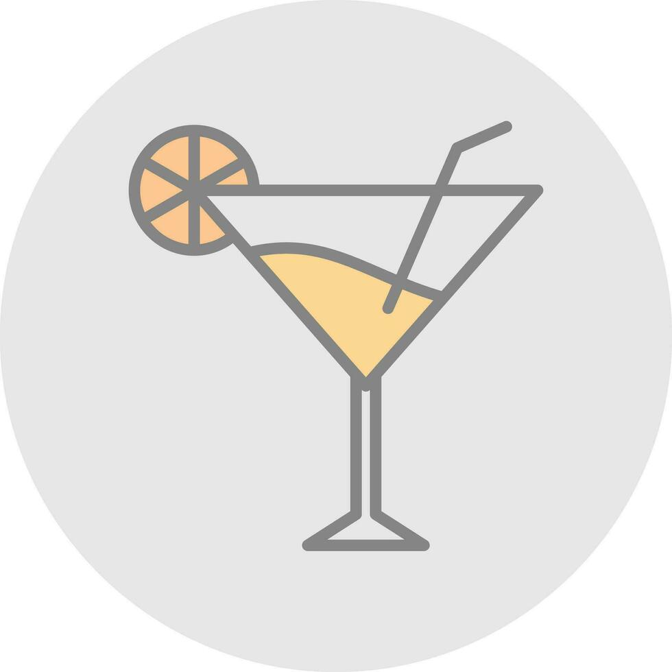 diseño de icono de vector de martini