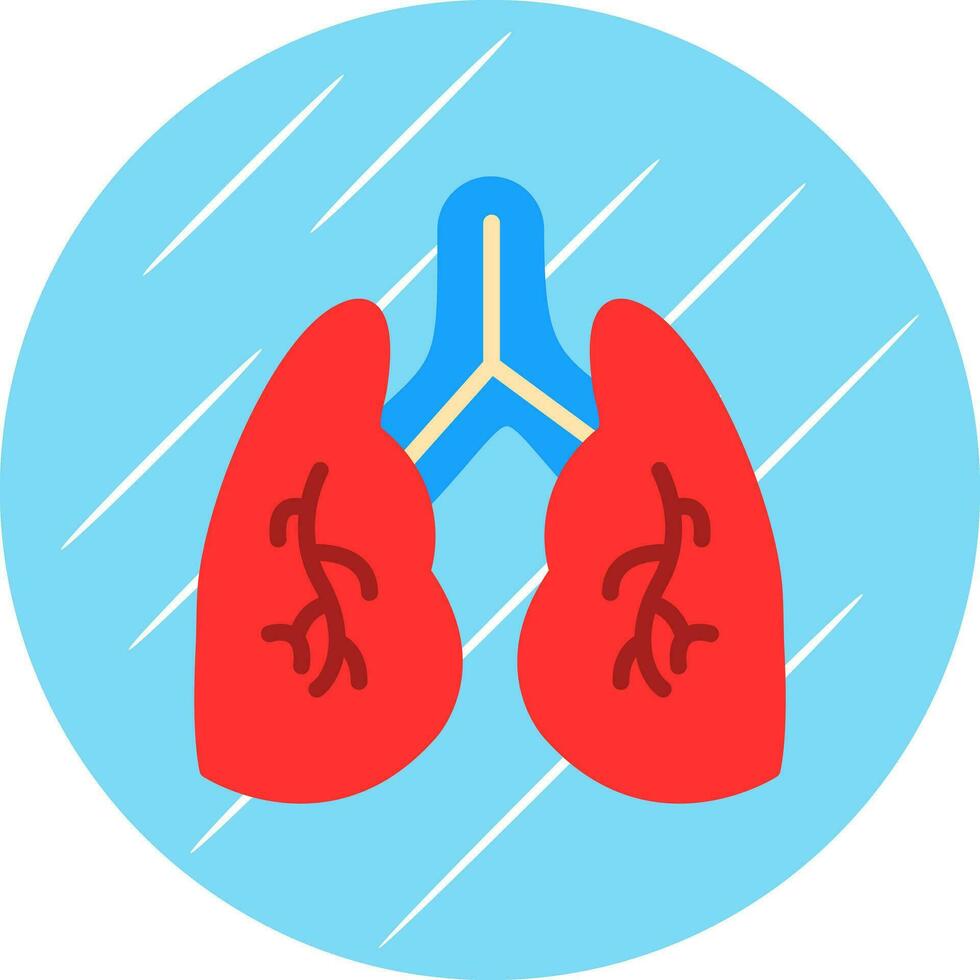 Lungs Vector Icon Design