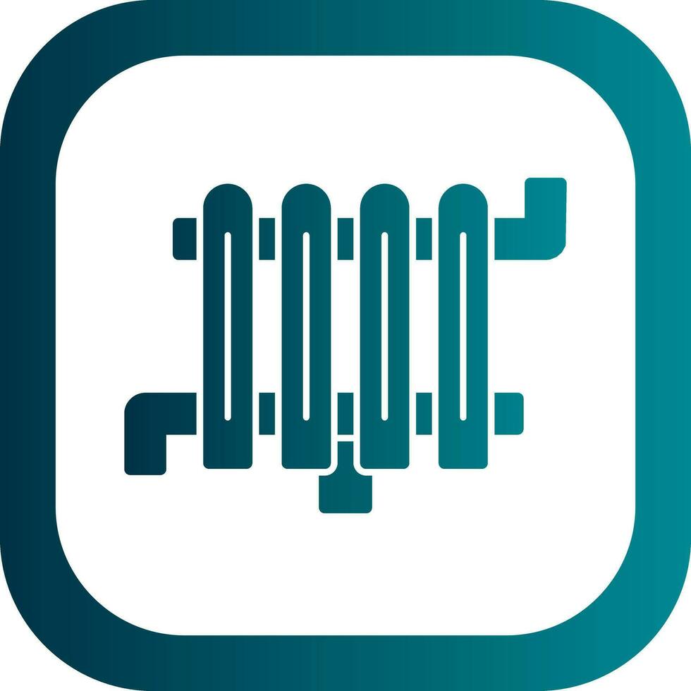 Radiator Vector Icon Design