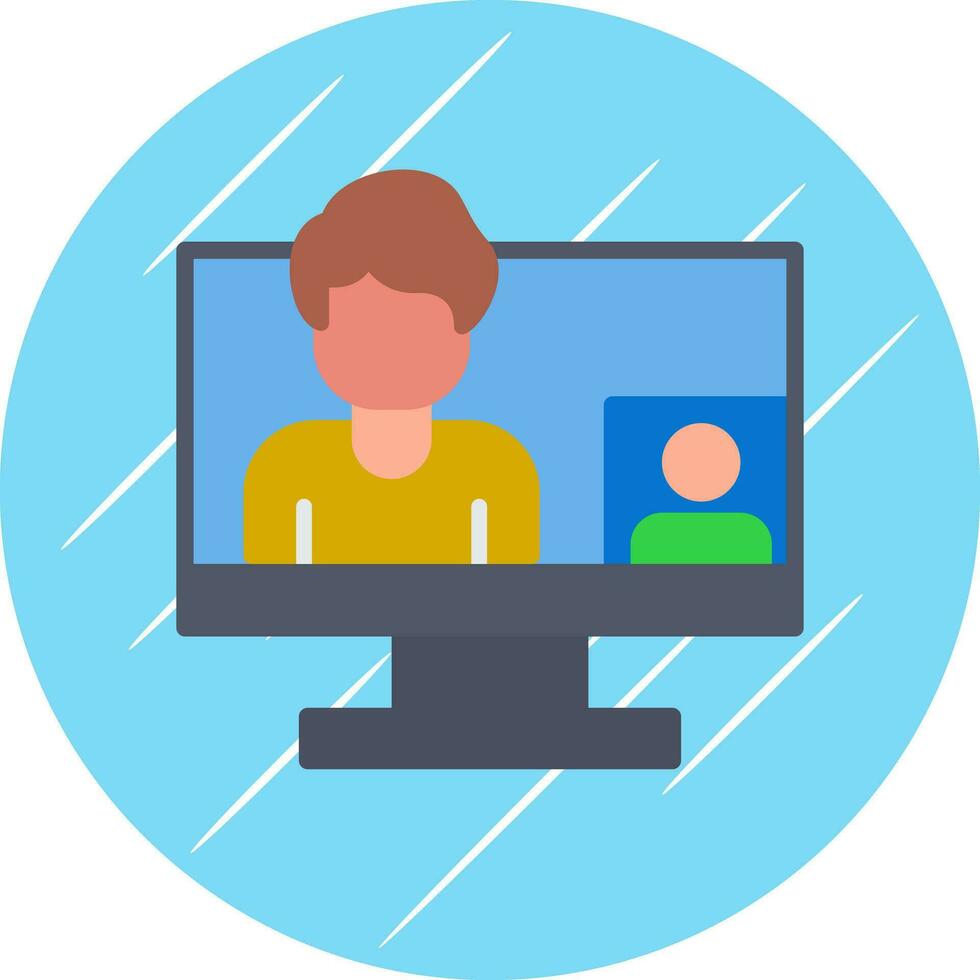 Video call Vector Icon Design