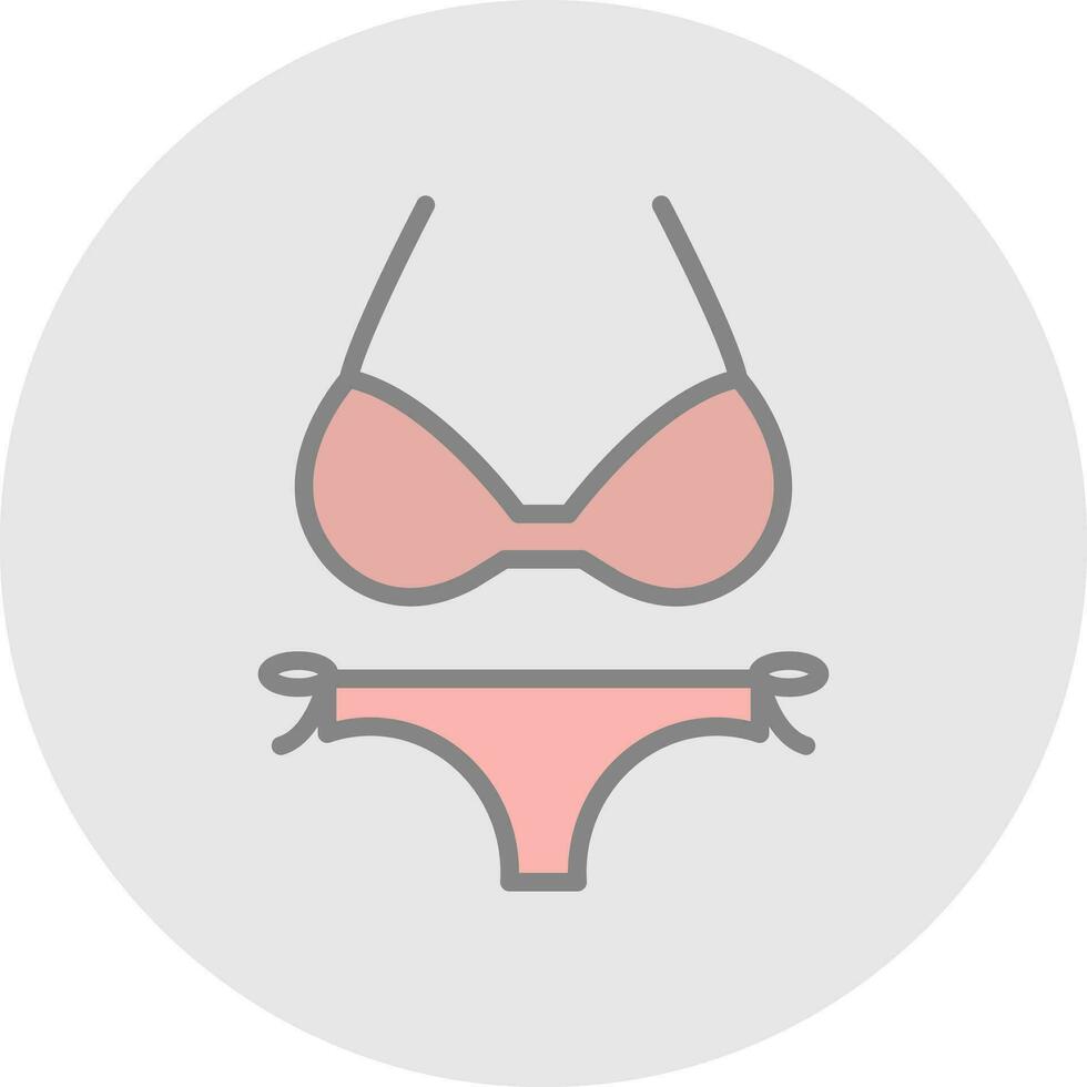 Bikini Vector Icon Design