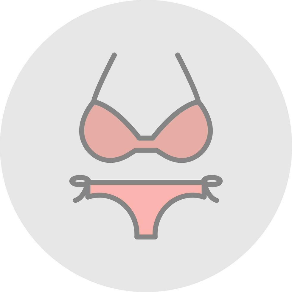 bikini vector icono diseño