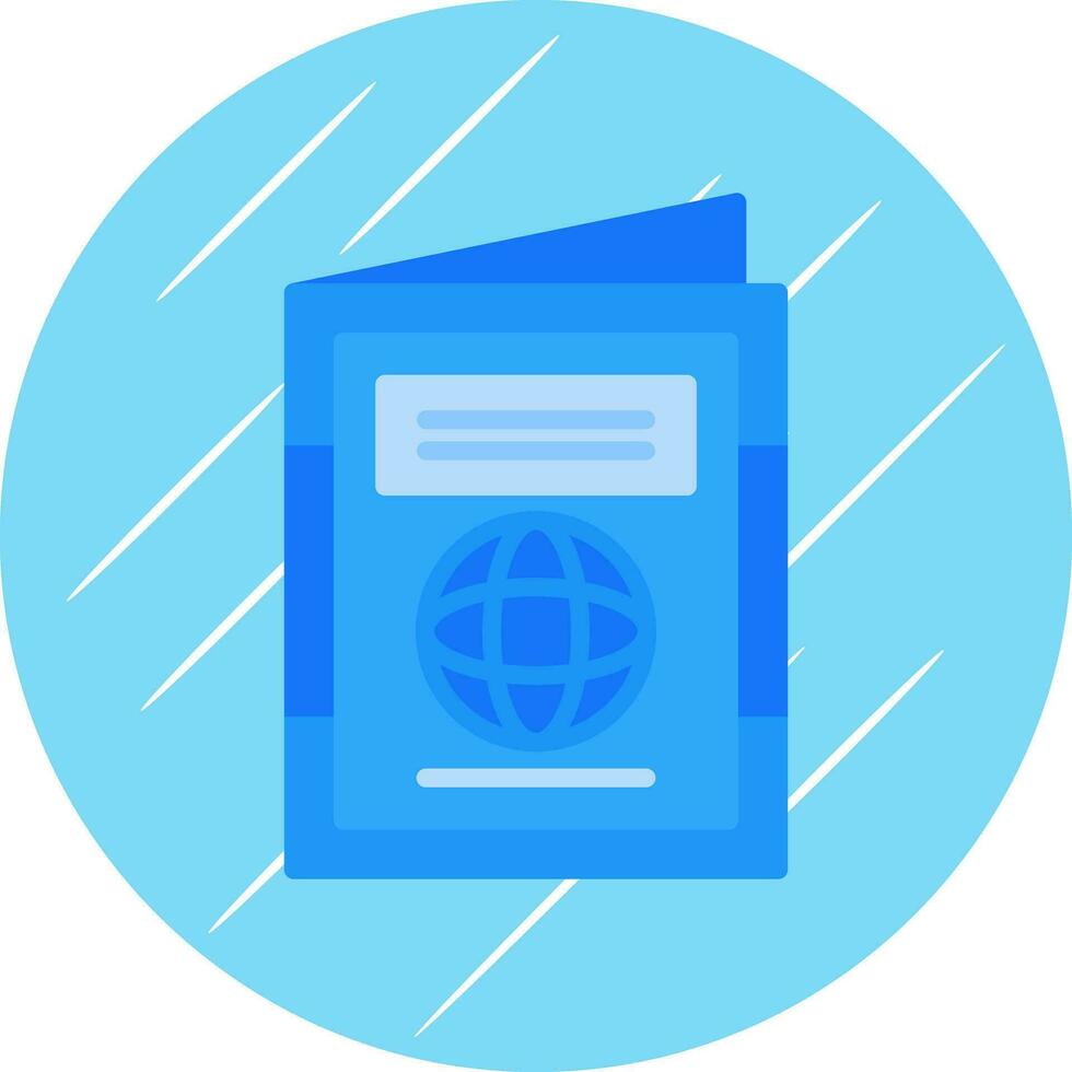 International passport Vector Icon Design