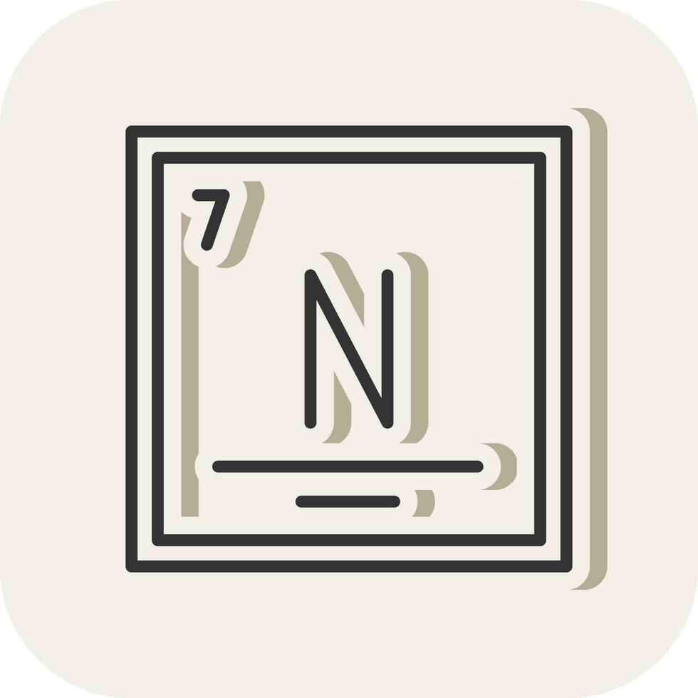 Nitrogen Vector Icon Design