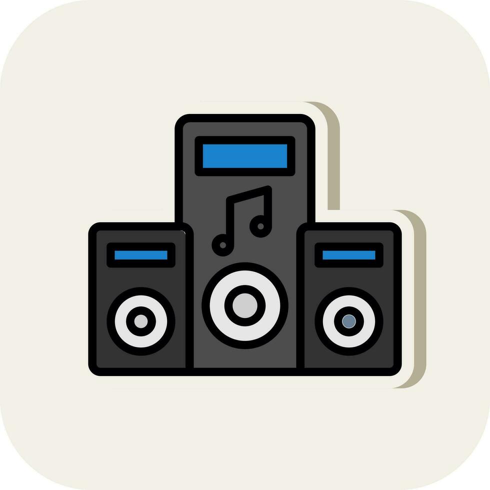 diseño de icono de vector de altavoz