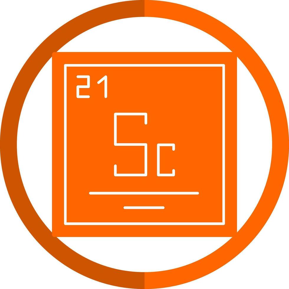 Scandium Vector Icon Design