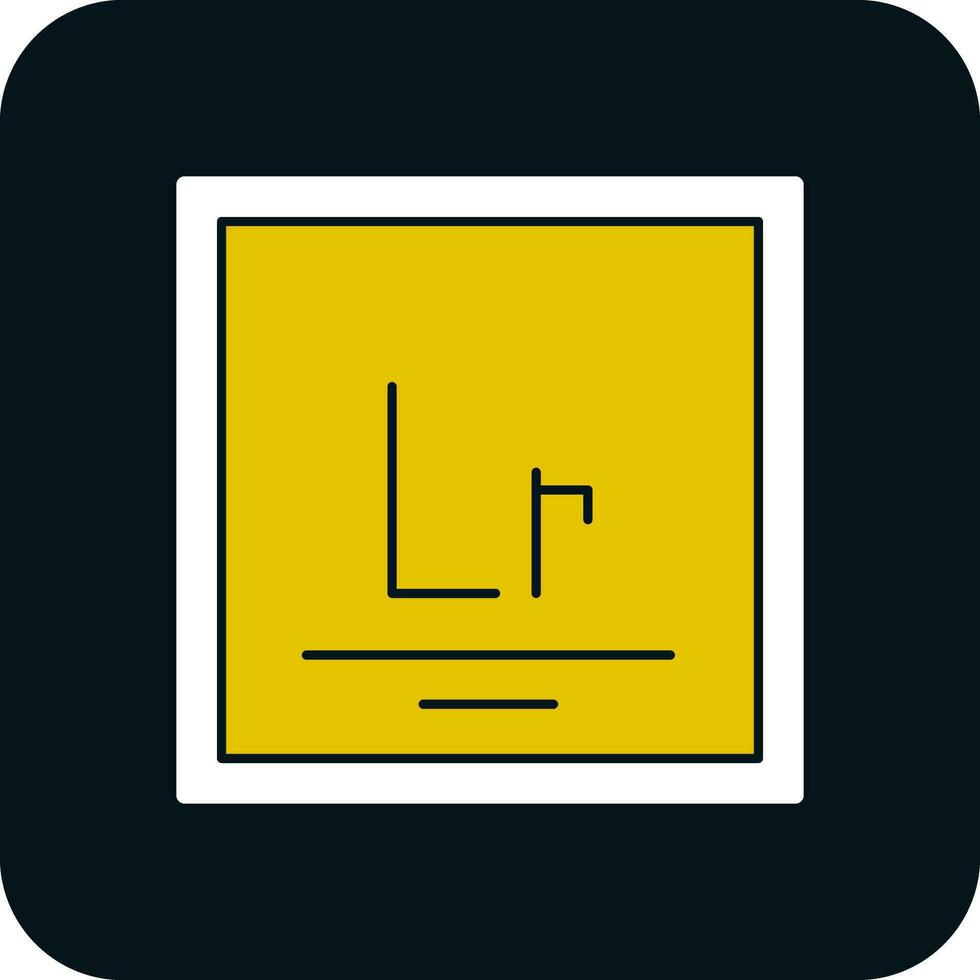 Lawrencium Vector Icon Design