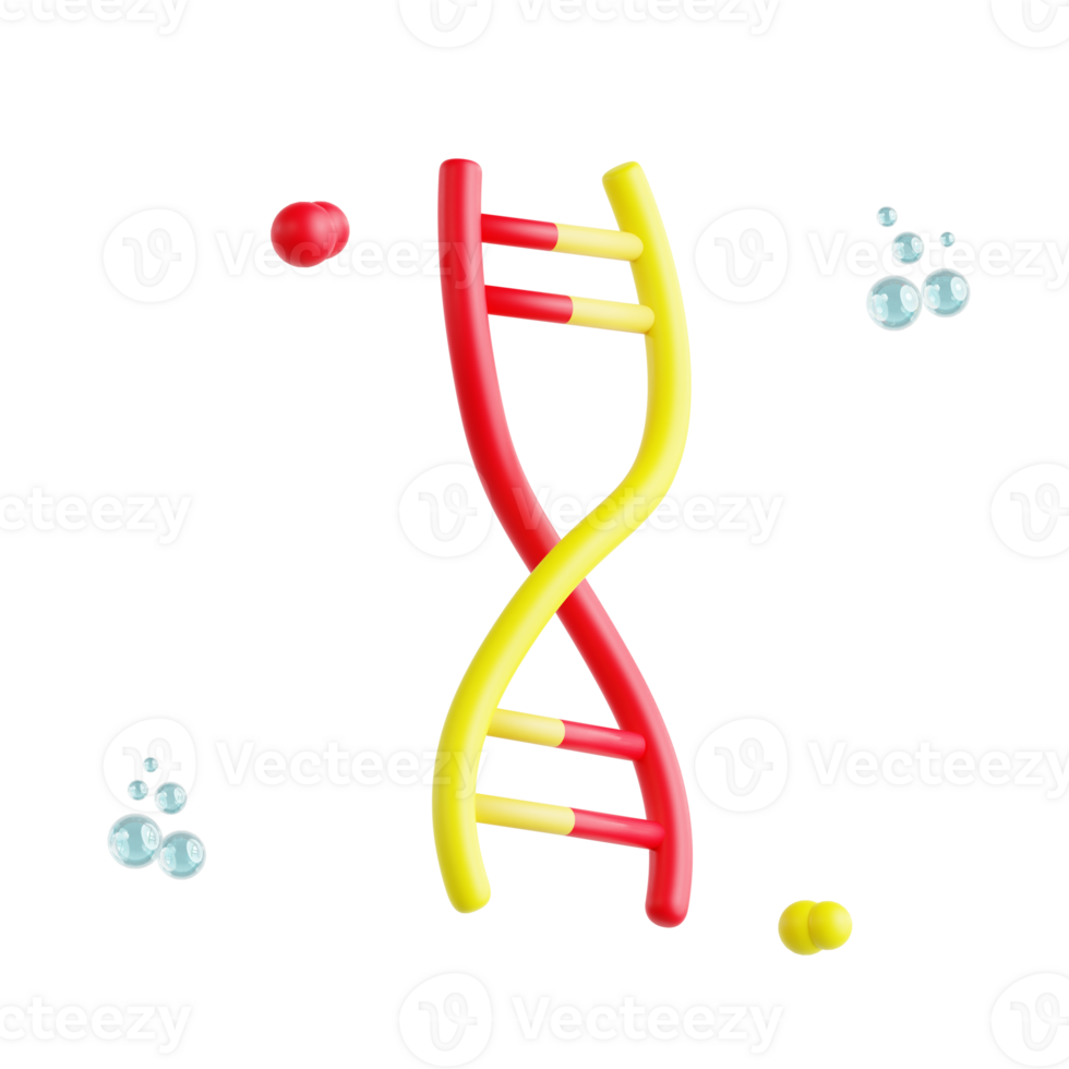 dna dubbel- helix 3d medicinsk och sjukvård ikon png