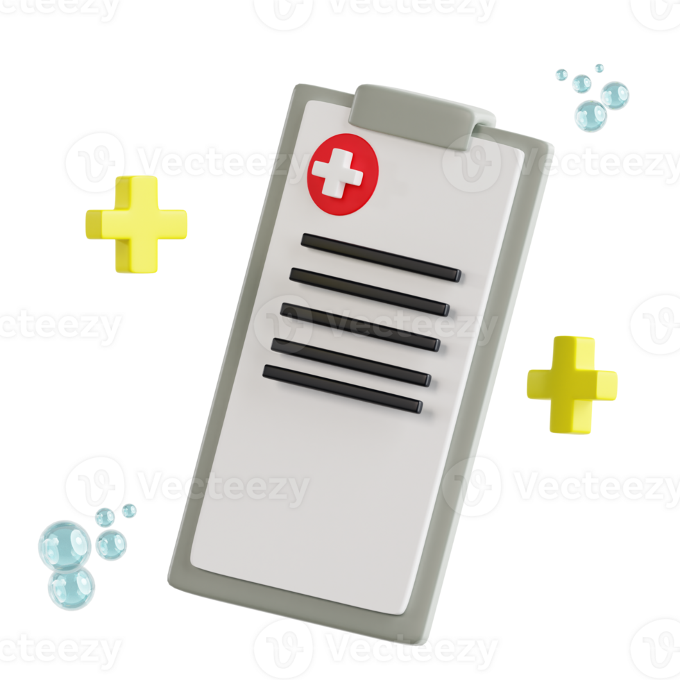 Medical board 3d medical and healthcare icon 25093943 PNG