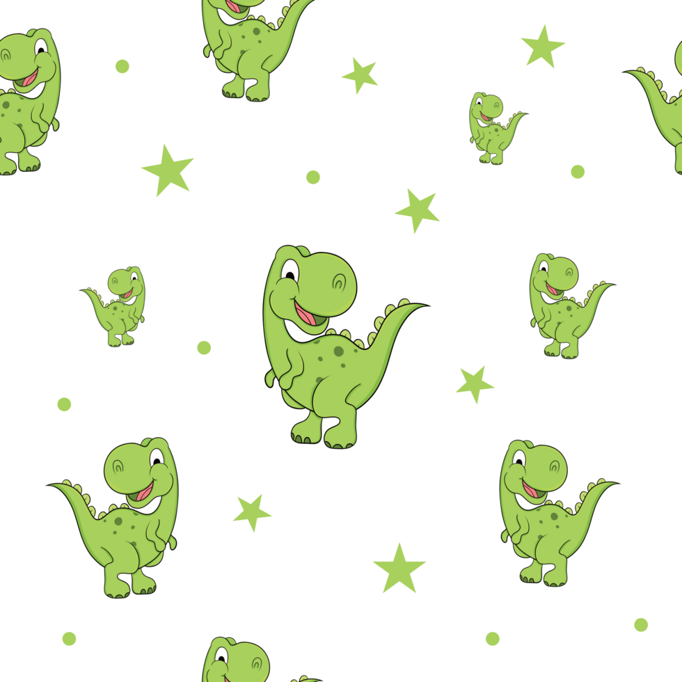 mignonne bébé dinosaure sans couture modèle, papier peint, textile, tissu png