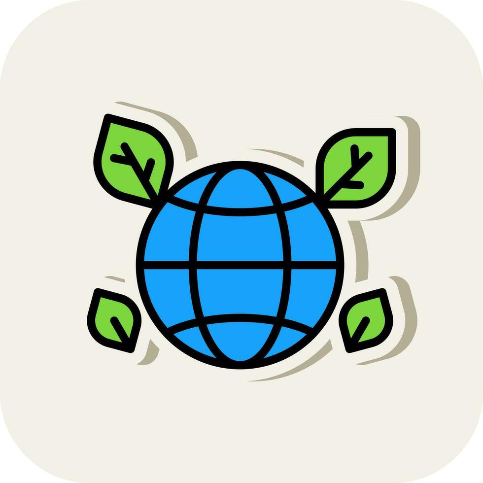 Biosphere Vector Icon Design