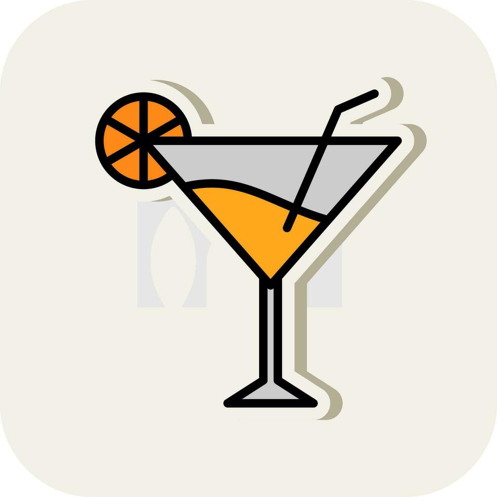 diseño de icono de vector de martini