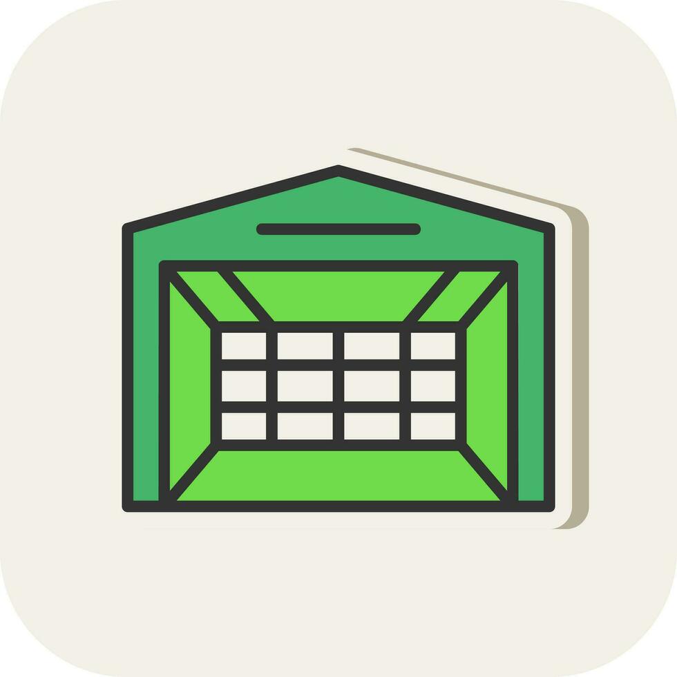 Goal box Vector Icon Design