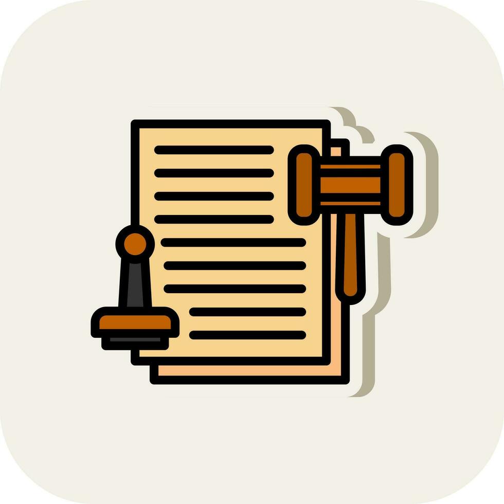 Corporate laws Vector Icon Design