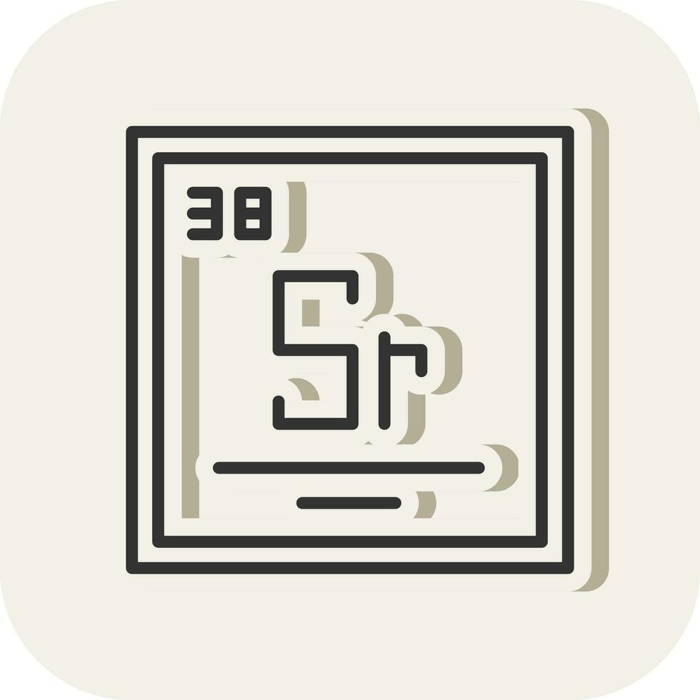 Strontium Vector Icon Design