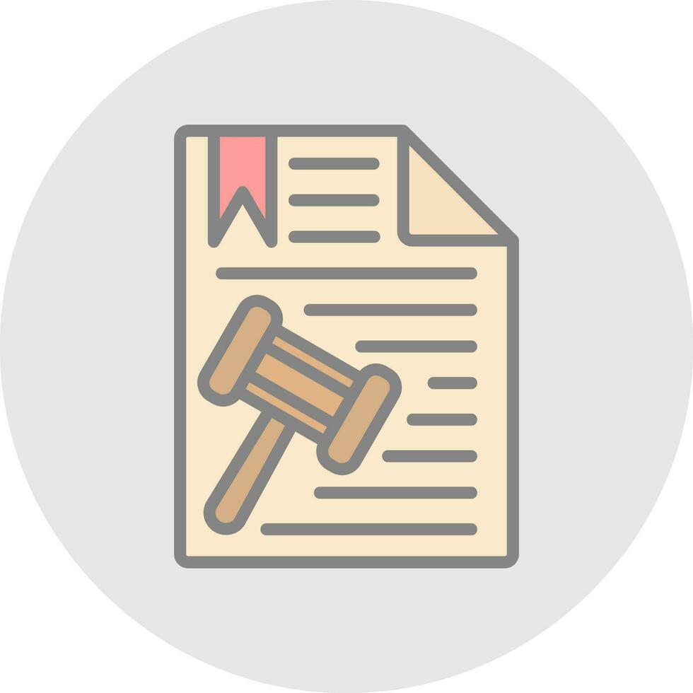 Legal document Vector Icon Design