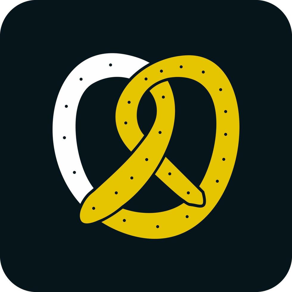 Pretzel Vector Icon Design