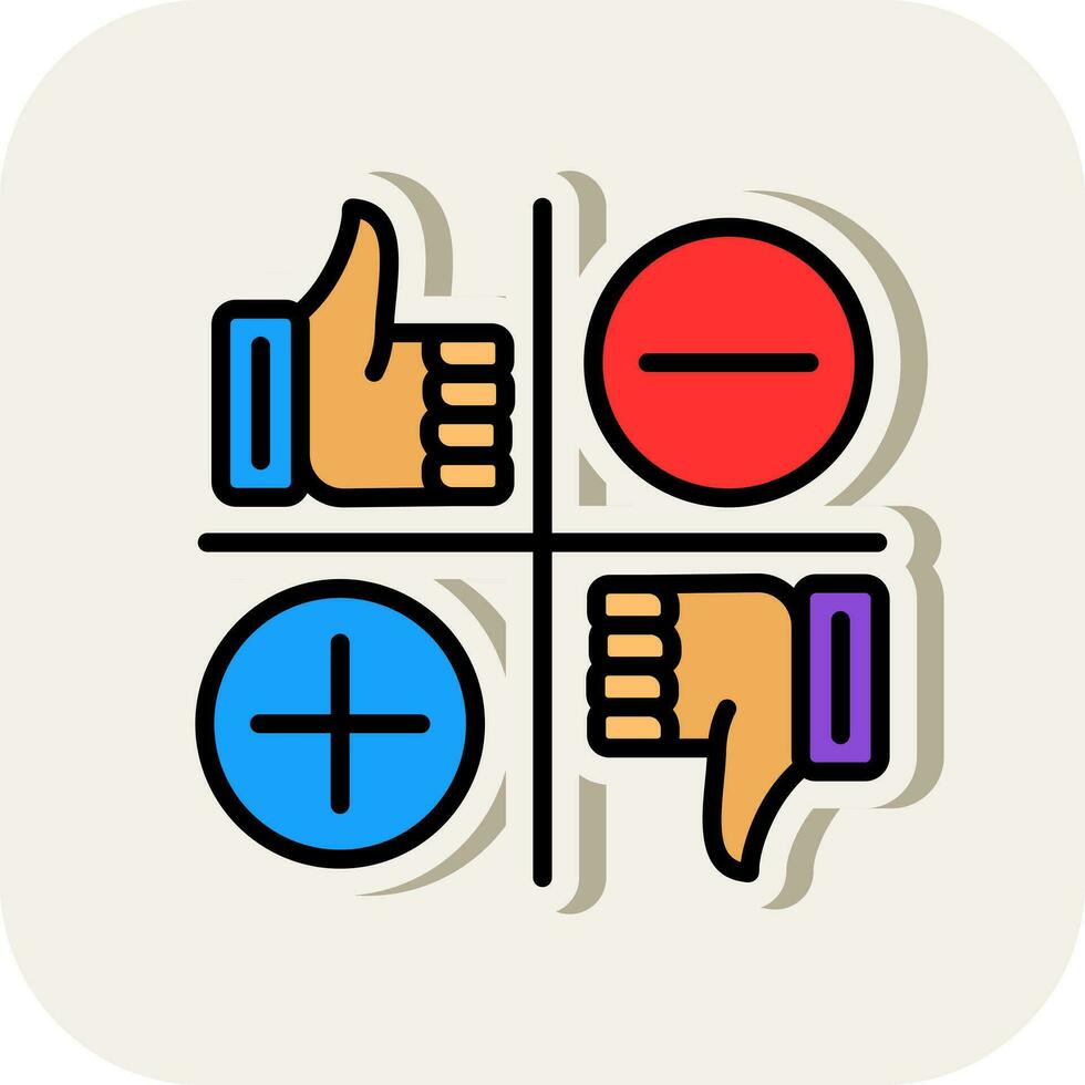 Swot analysis Vector Icon Design