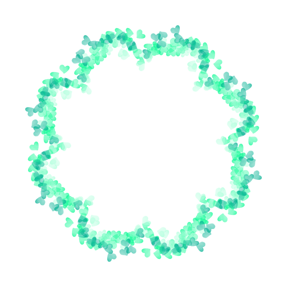 Round floral frame for your design.Floral frame wreaths for wedding invitations png