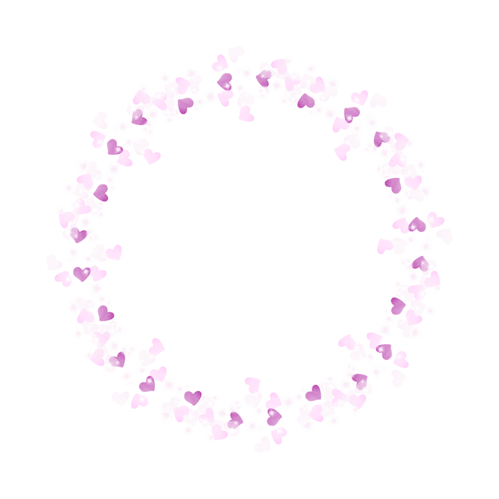 Round floral frame for your design.Floral frame wreaths for wedding invitations png