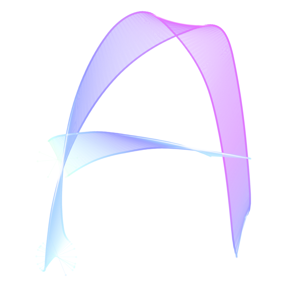 english alphabet ribbon. png