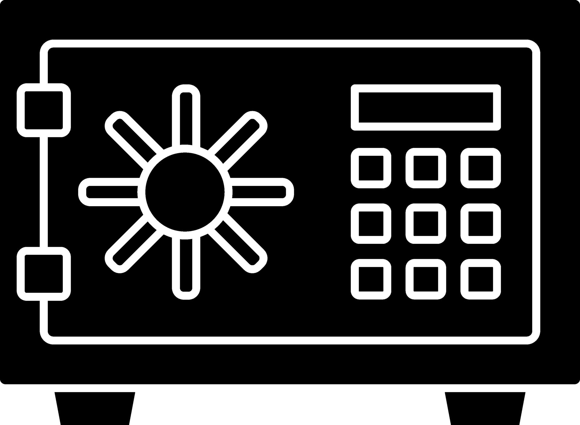 Isolated Safe Locker Icon Or Symbol. 25095403 Vector Art at Vecteezy