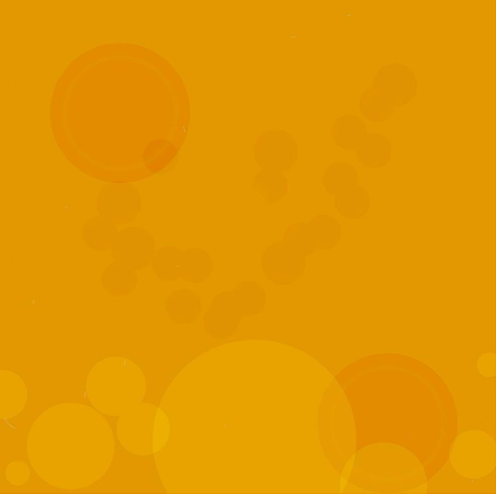 Circular design pattern on yellow color abstract background. vector