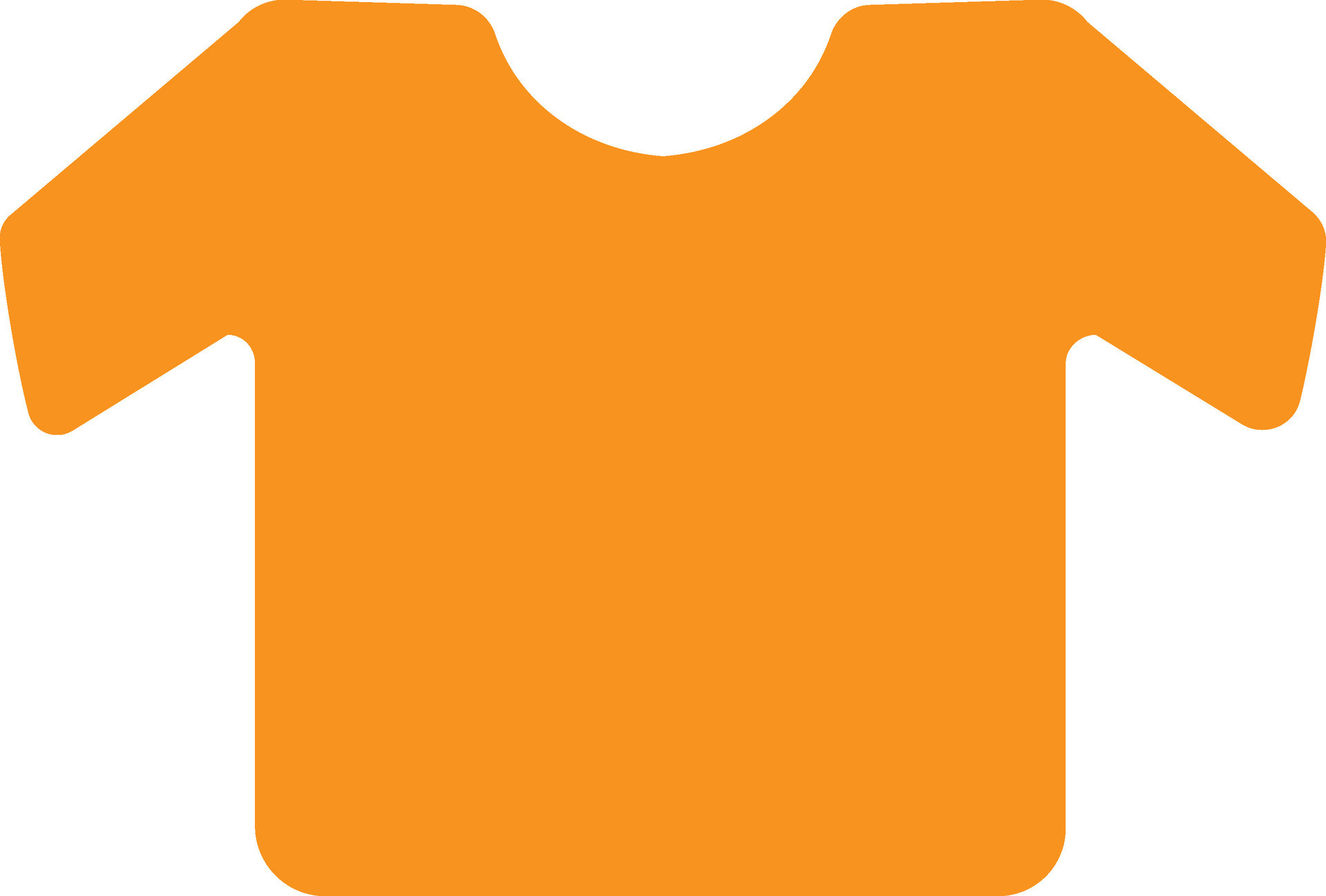 Tshirt in orange color. 25095916 Vector Art at Vecteezy