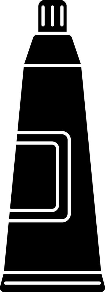glifo icono o símbolo pasta dental. vector
