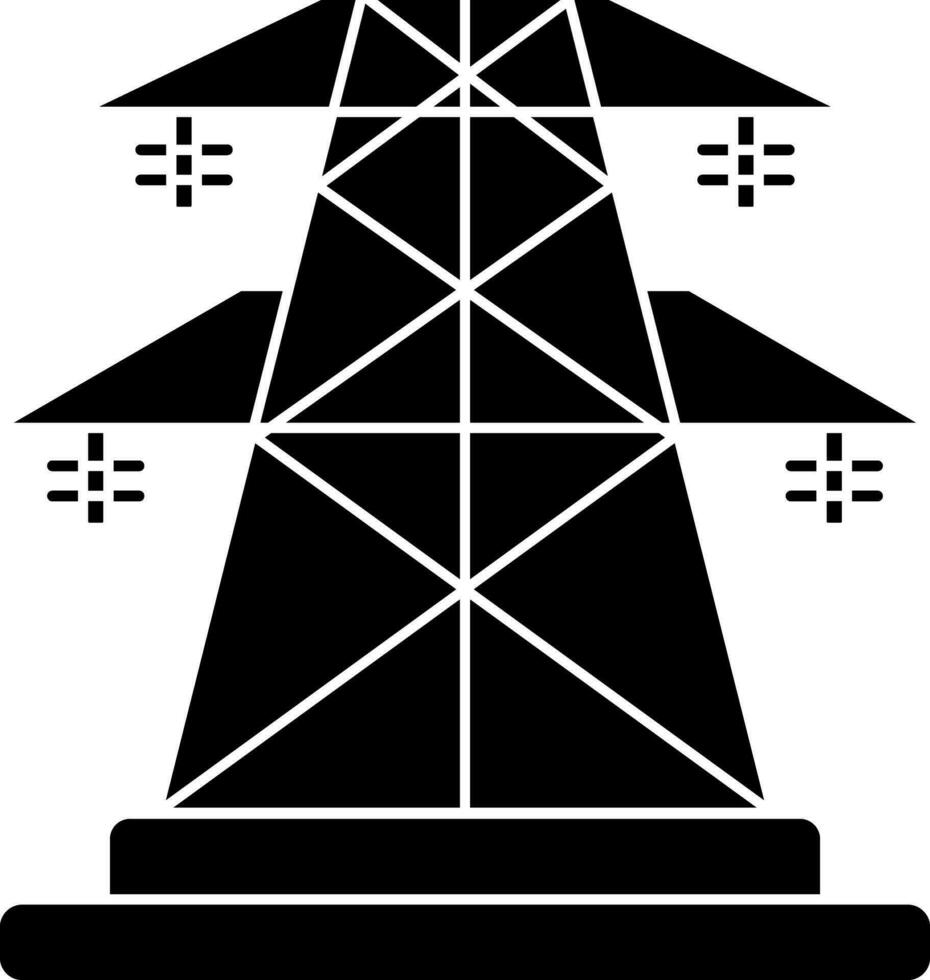 Electrical tower icon. vector