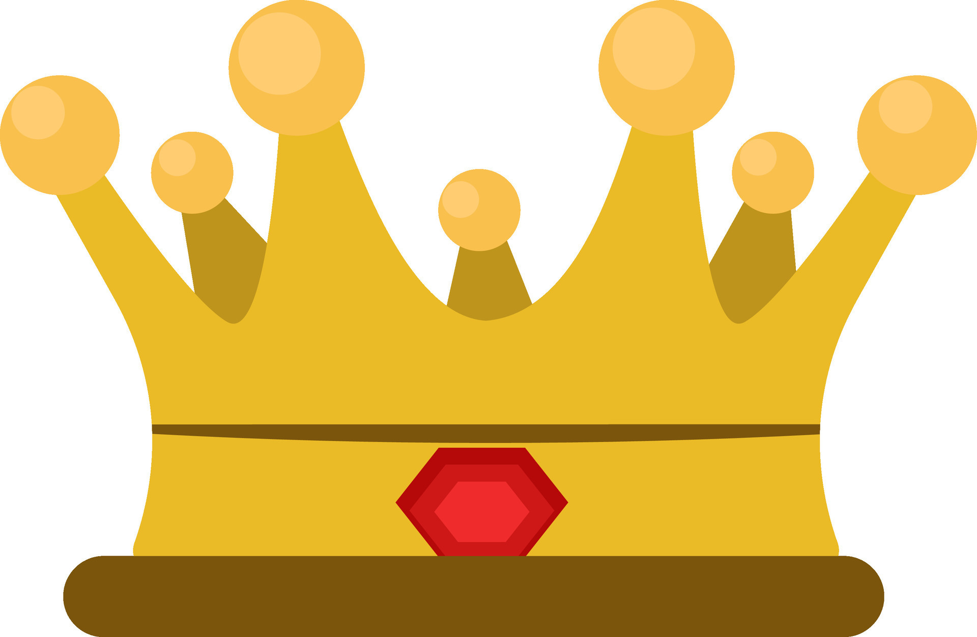 Illustration of gold crown. 25096802 Vector Art at Vecteezy