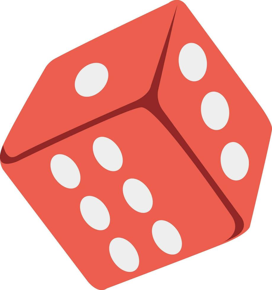 Illustration of casino dice. vector