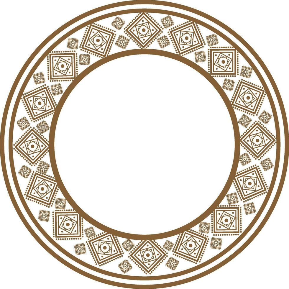 Decorative Frame with floral design. vector