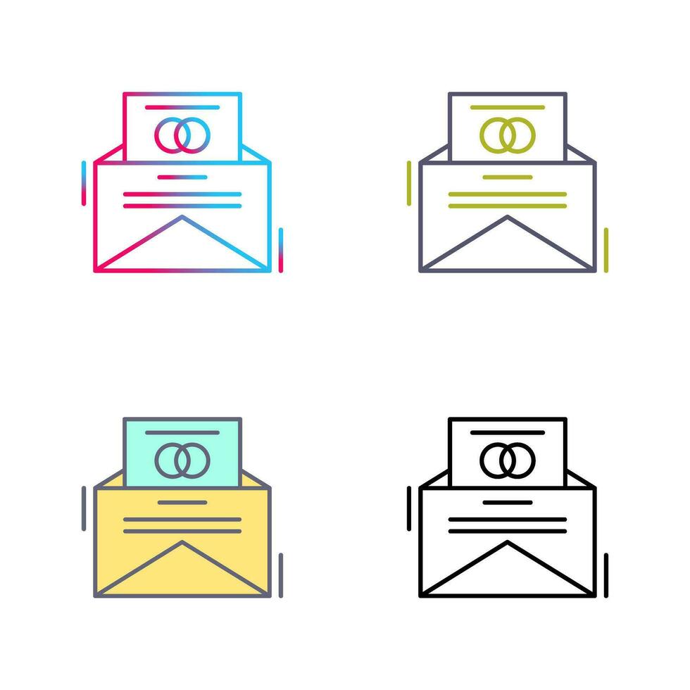 Invitation Card Vector Icon
