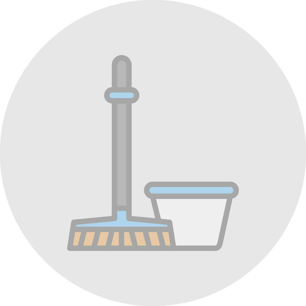 Mop Vector Icon Design