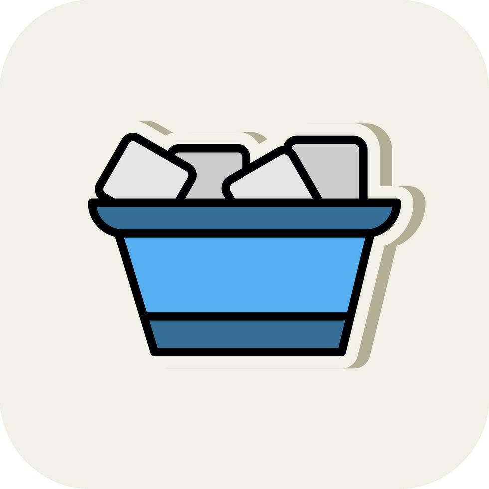 Ice box Vector Icon Design