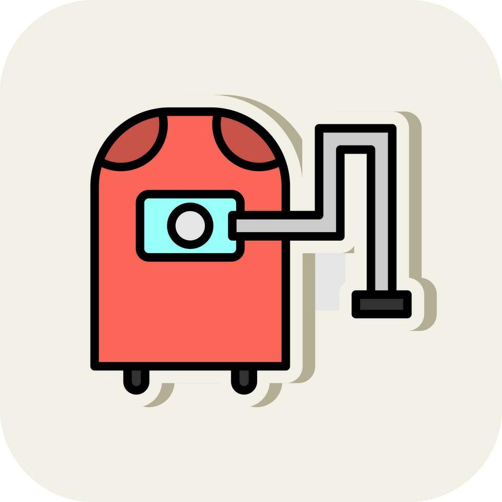 Vaccum cleaner Vector Icon Design