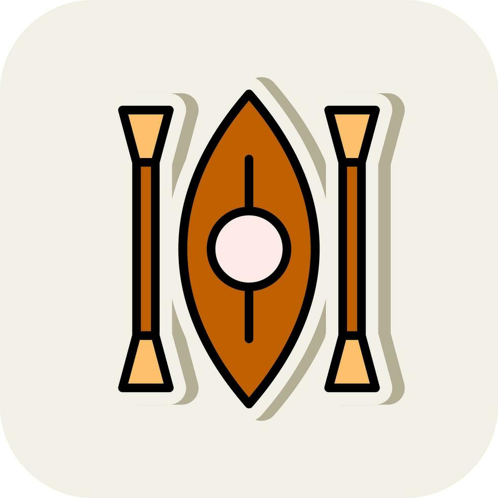 Kayak Vector Icon Design
