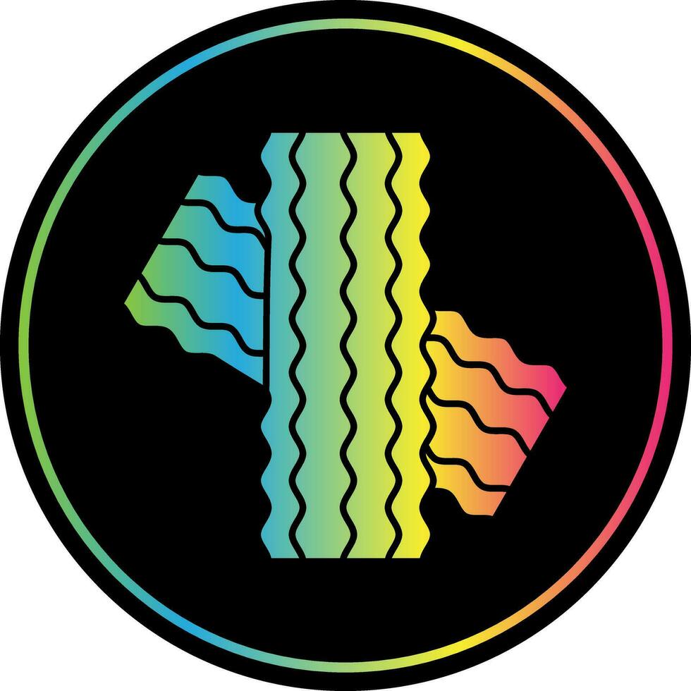 Bacon pie Vector Icon Design
